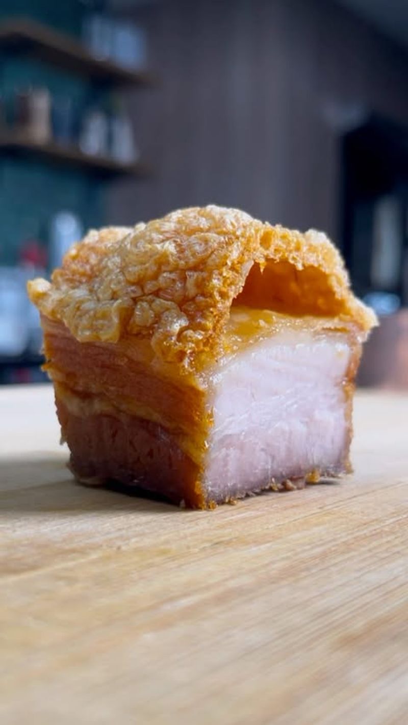 Sous Vide Pork Belly With Crispy Skin Finish