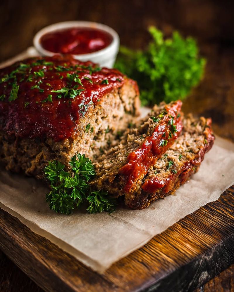 Old-Fashioned Meatloaf with Tomato Glaze