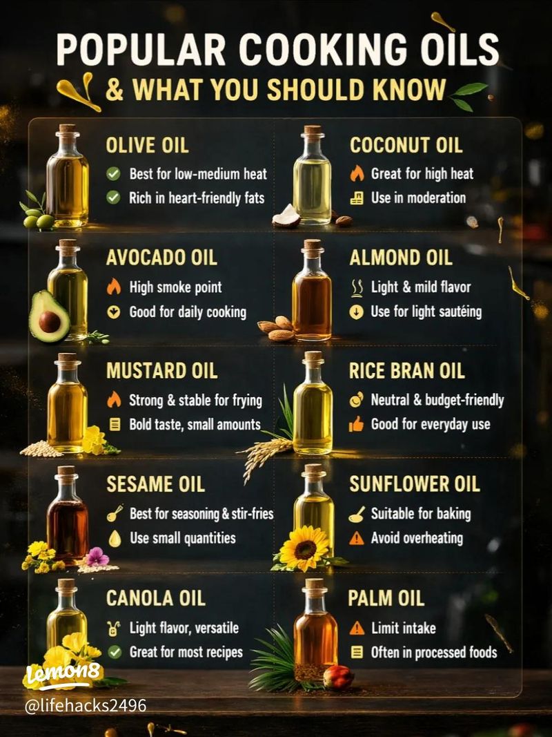 Understanding Cooking Oils and When to Use Them
