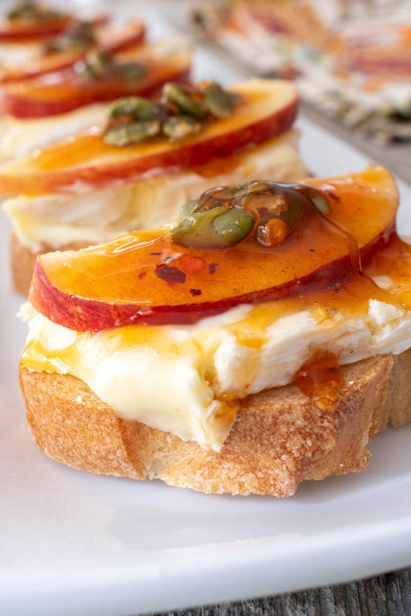 Brie and Apple Slice Toast