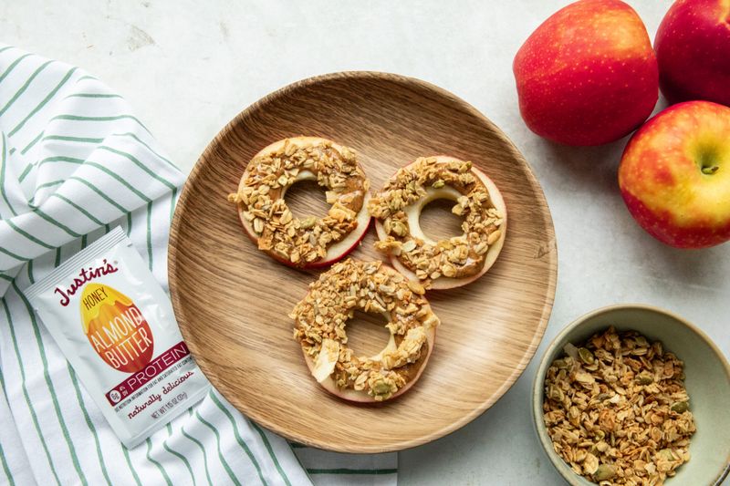 Apple Slices with Almond Butter