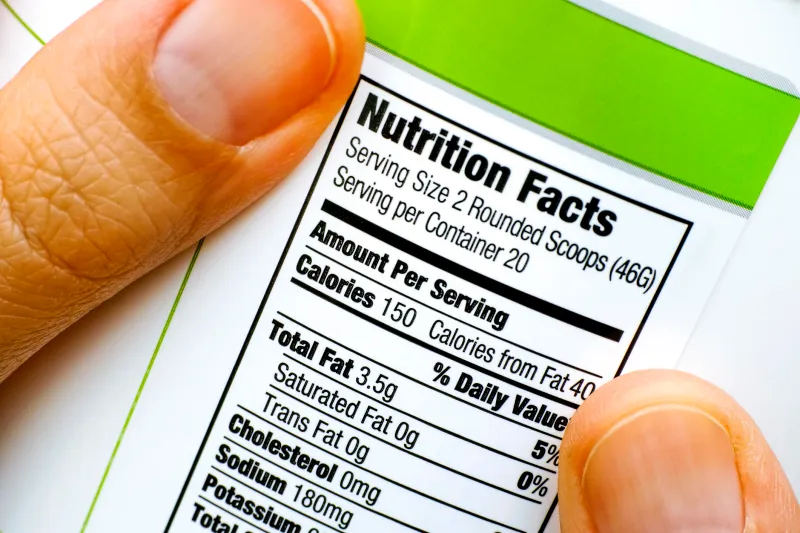 Read Nutrition Labels Before You Buy
