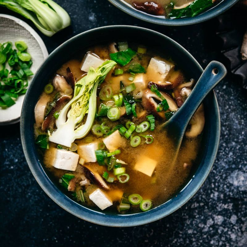 Japanese Miso Soup with Tofu