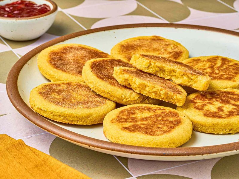 Moroccan Semolina Flatbread (Harcha)