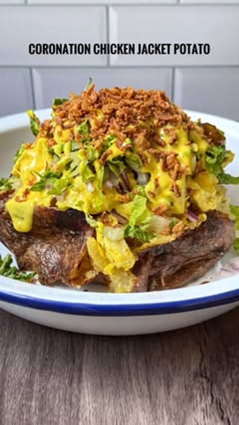 Coronation Chicken Jacket Potato