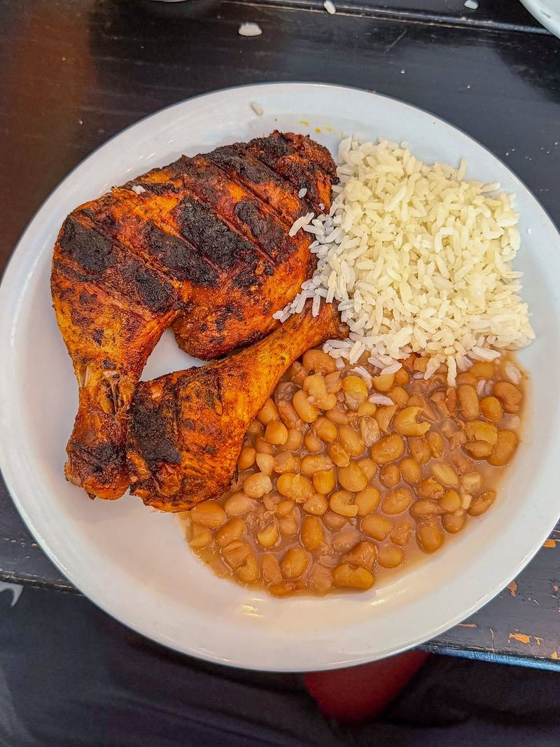 Brazil: Arroz, Feijao e Frango (Rice, Beans, and Chicken)
