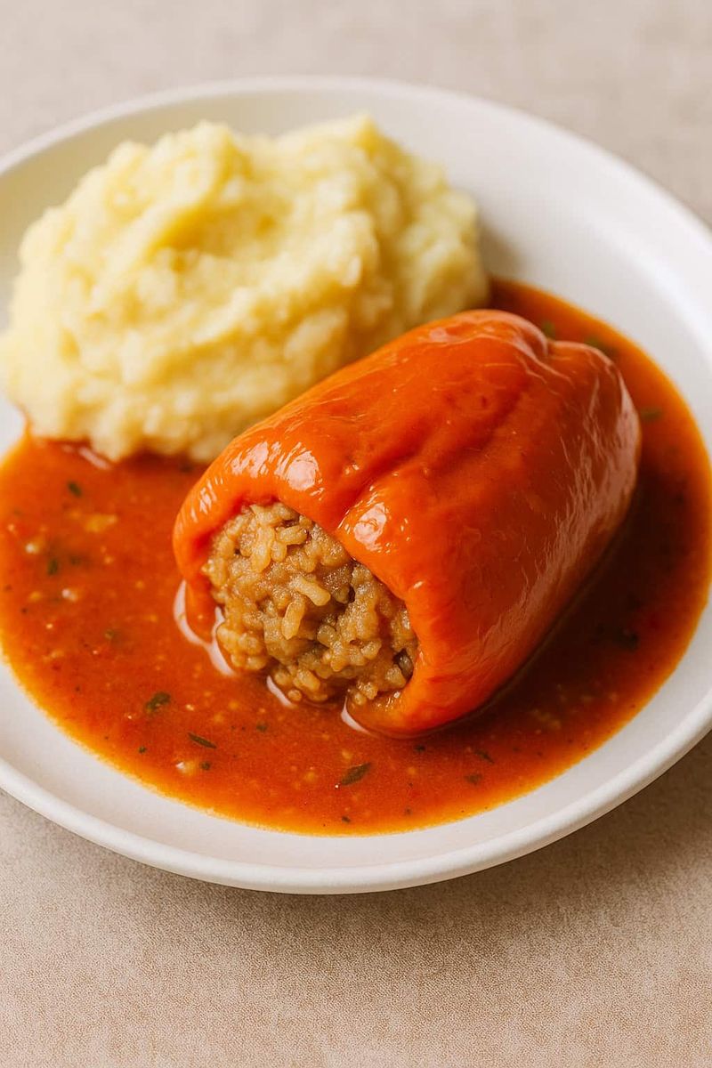 Stuffed Peppers (Punjene Paprike)