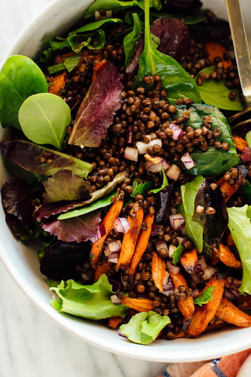 Lentil and Roasted Carrot Salad