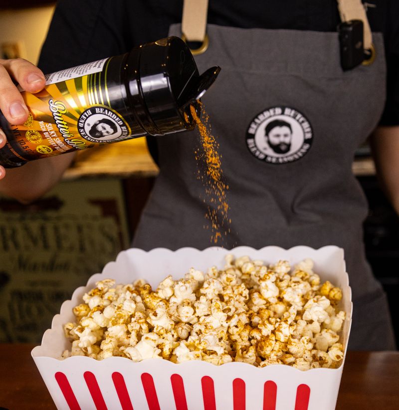 Popcorn with Seasoned Butter