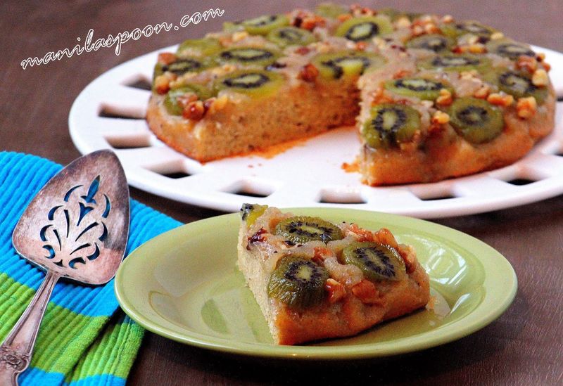 Kiwi Upside-Down Cake