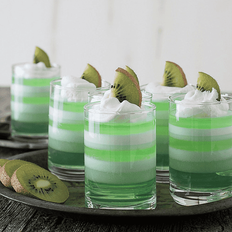 Kiwi Jelly Cups
