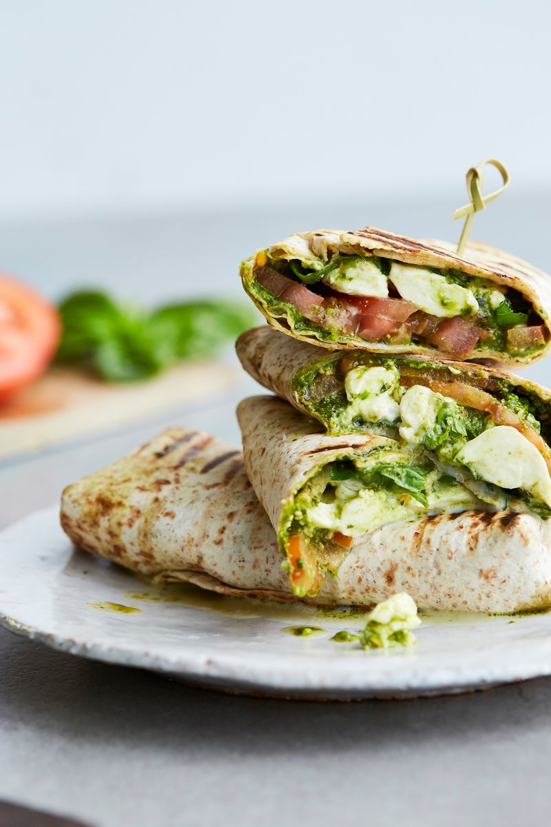 Caprese Wrap with Pesto