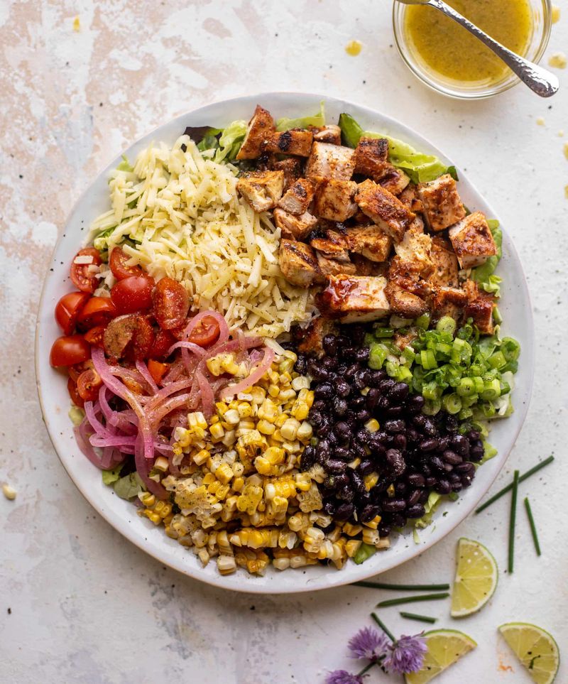 Hot Honey Chipotle Grilled Chicken Salad
