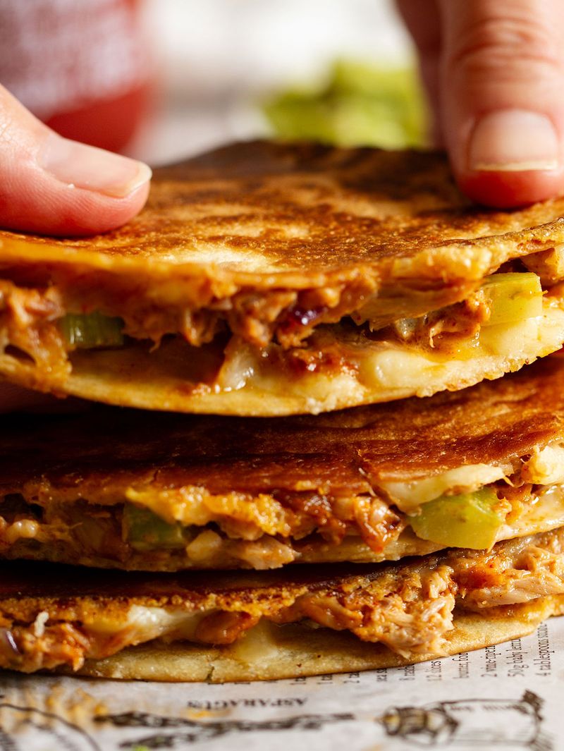 Crunchy Tuna Melt Quesadilla
