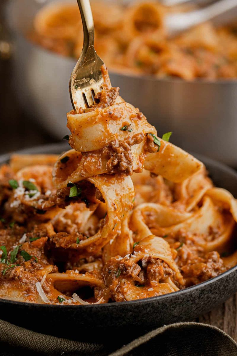 Lamb Mince Pasta Bolognese
