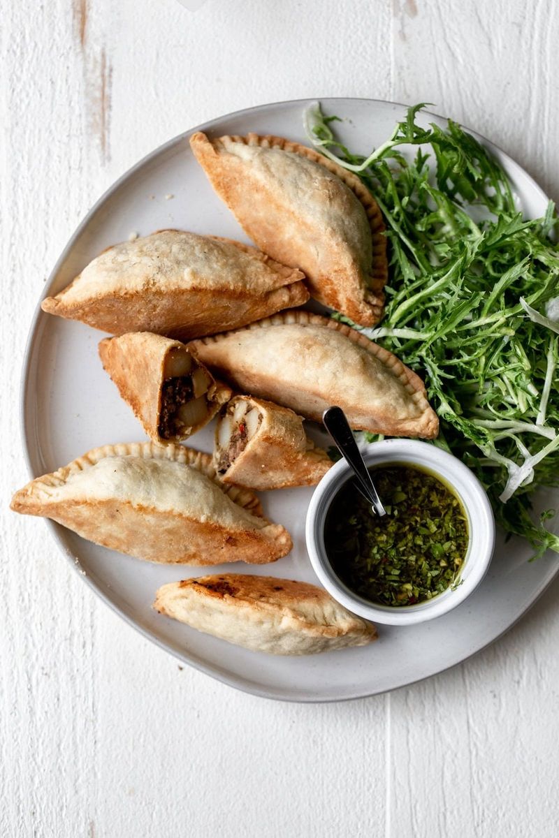 Lamb Mince Empanadas with Chimichurri