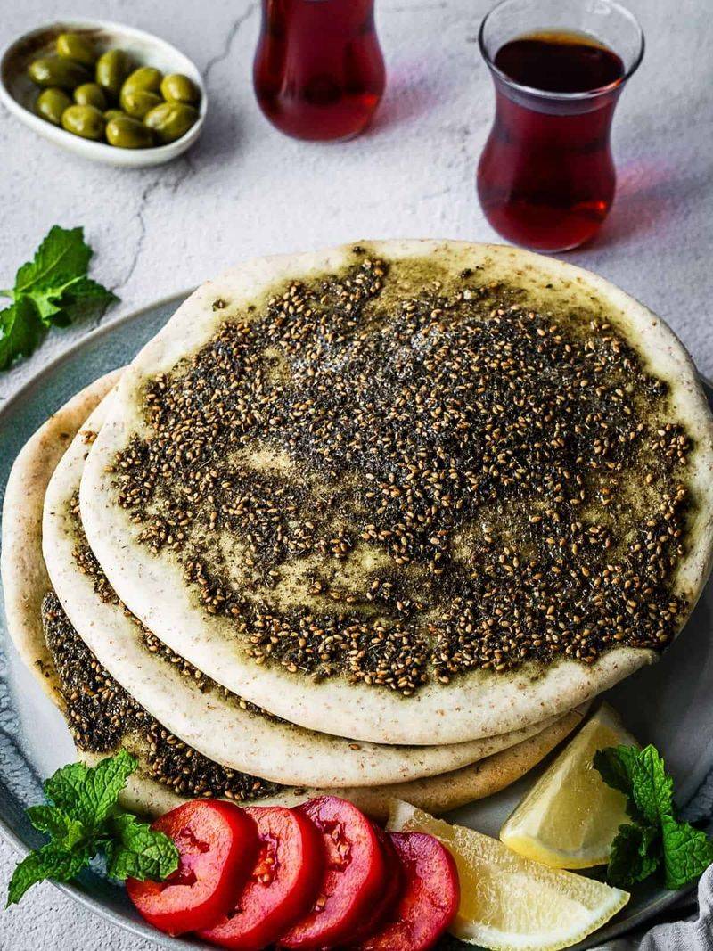 Manakish (Za'atar Flatbread)