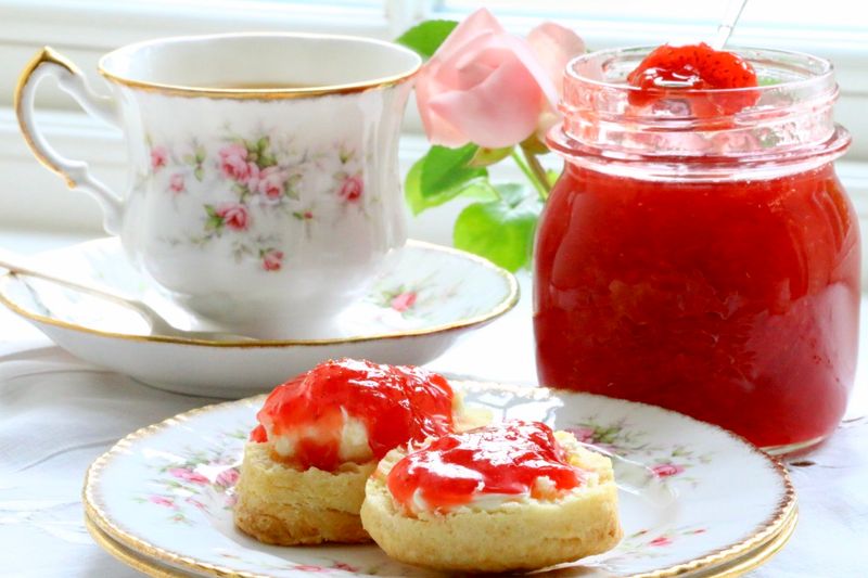 Strawberry And Cream Scones