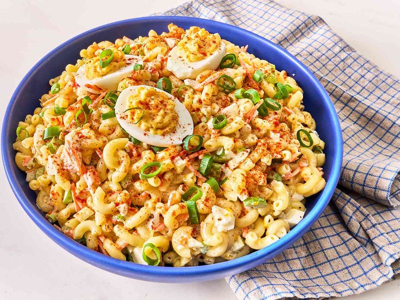 Deviled Egg Pasta Salad