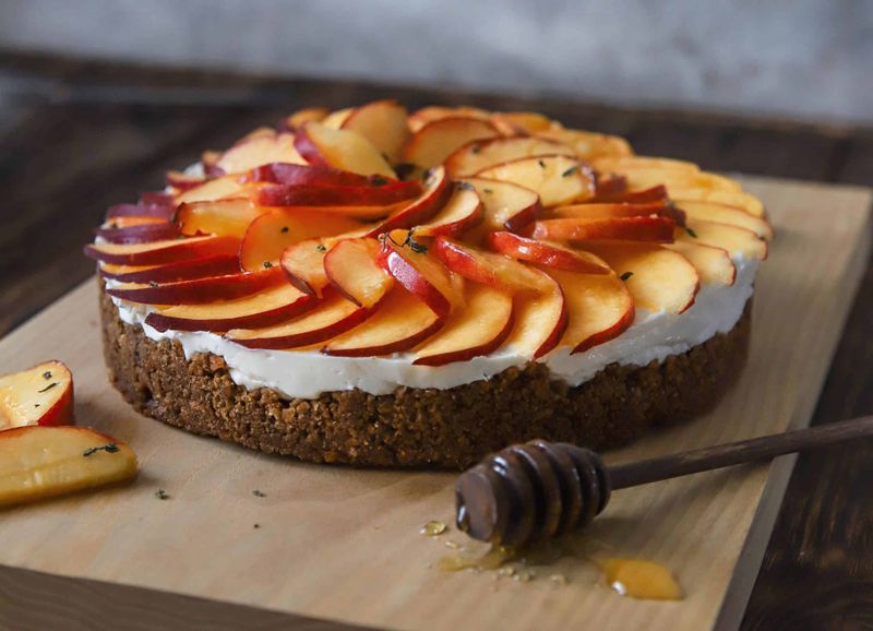 Peach and Mascarpone Tart