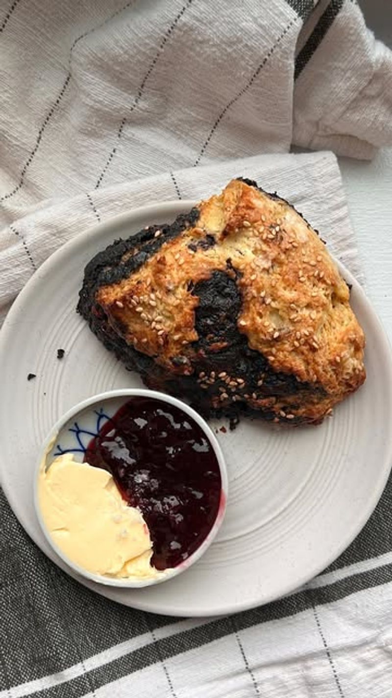 Miso and Sesame Scones