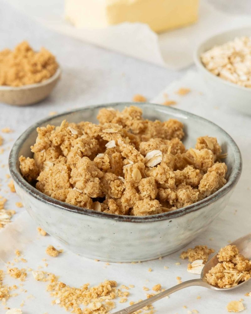 Oat and Honey Crumble Topping
