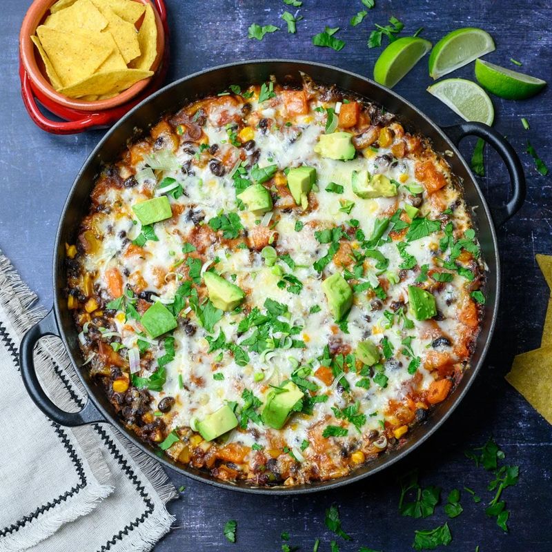 Smoky Black Bean and Pasta Bake
