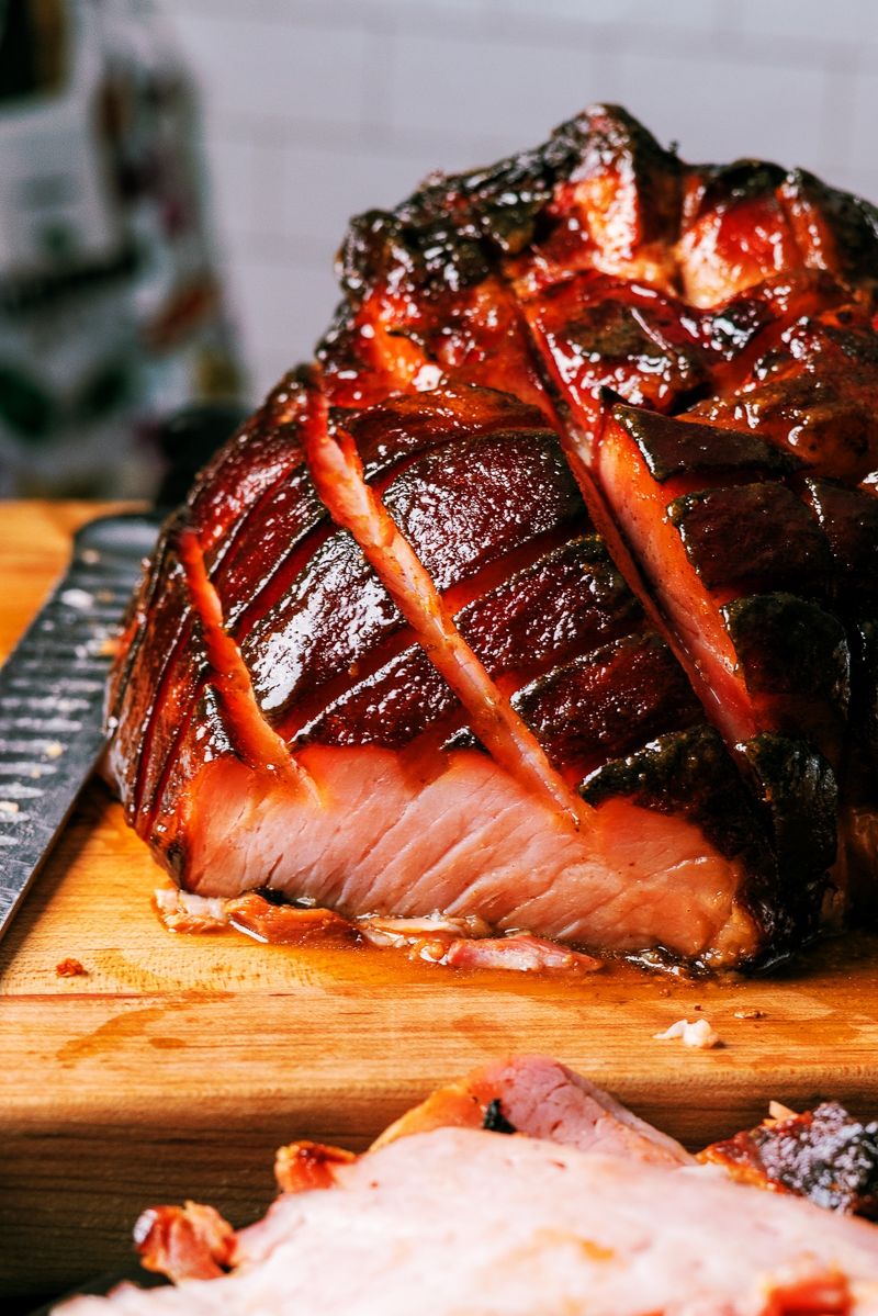 Honey and Mustard Glazed Ham