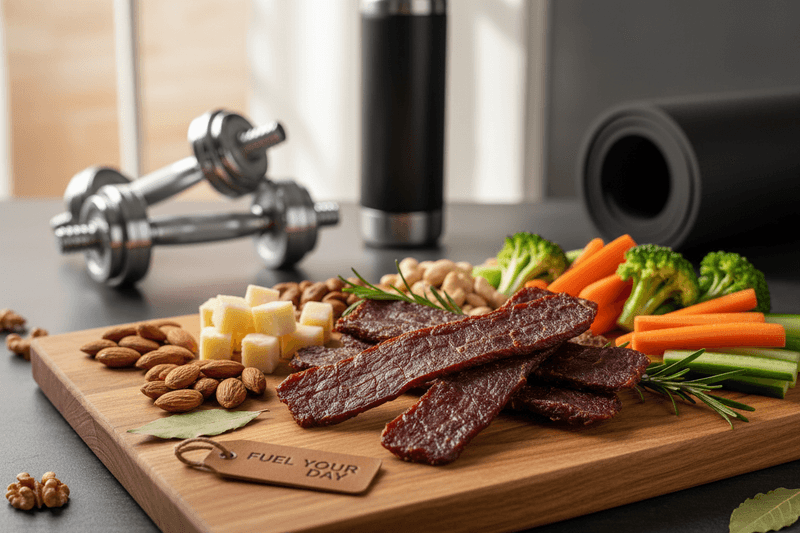 Beef Jerky With Almonds