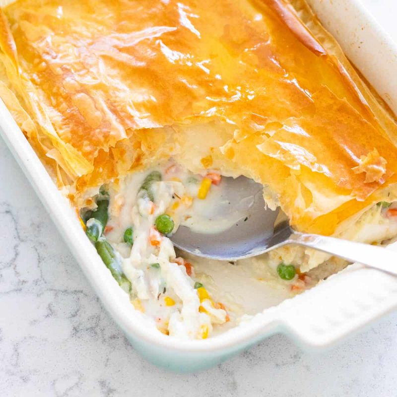 Skinny Chicken Pot Pie