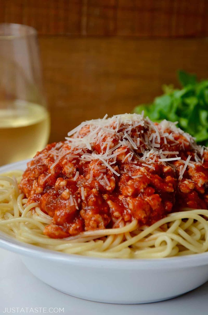 Slimmed Spaghetti Bolognese