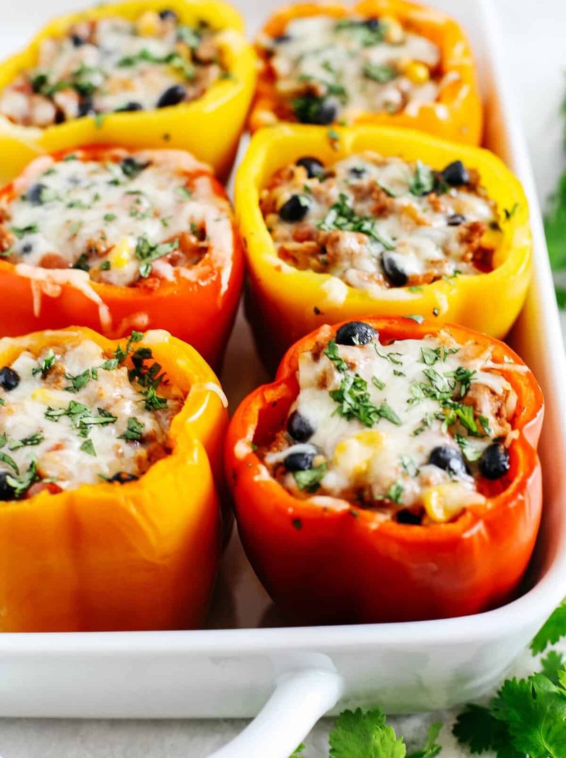 Skinnier Stuffed Bell Peppers