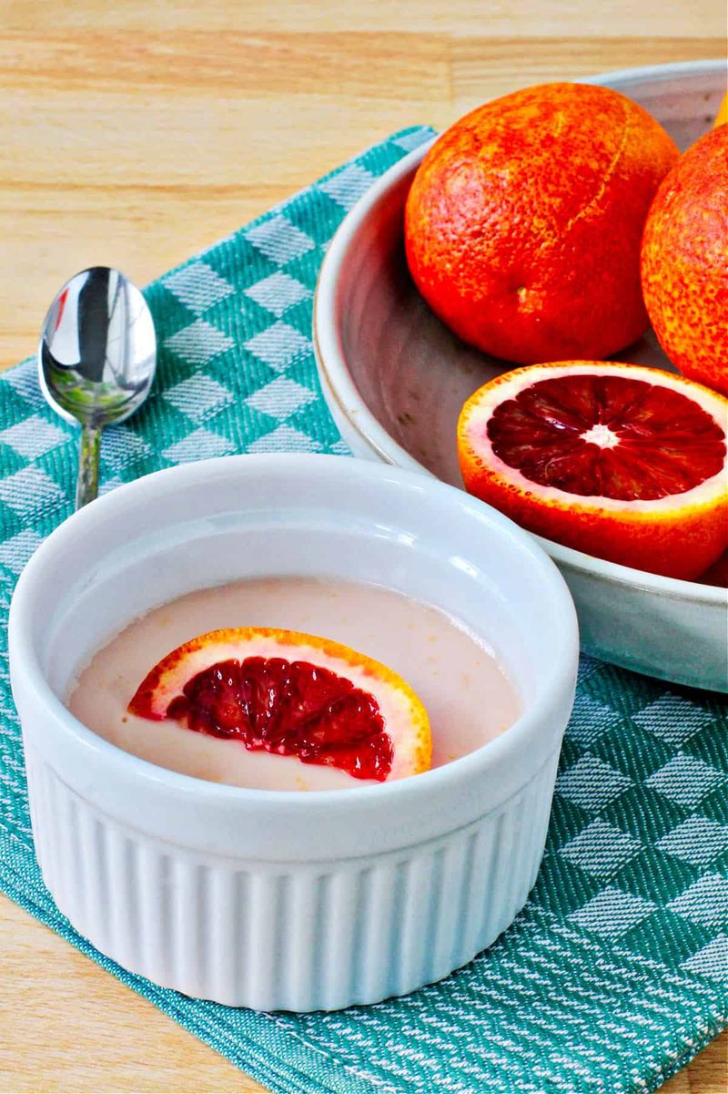 Orange Cardamom Pudding
