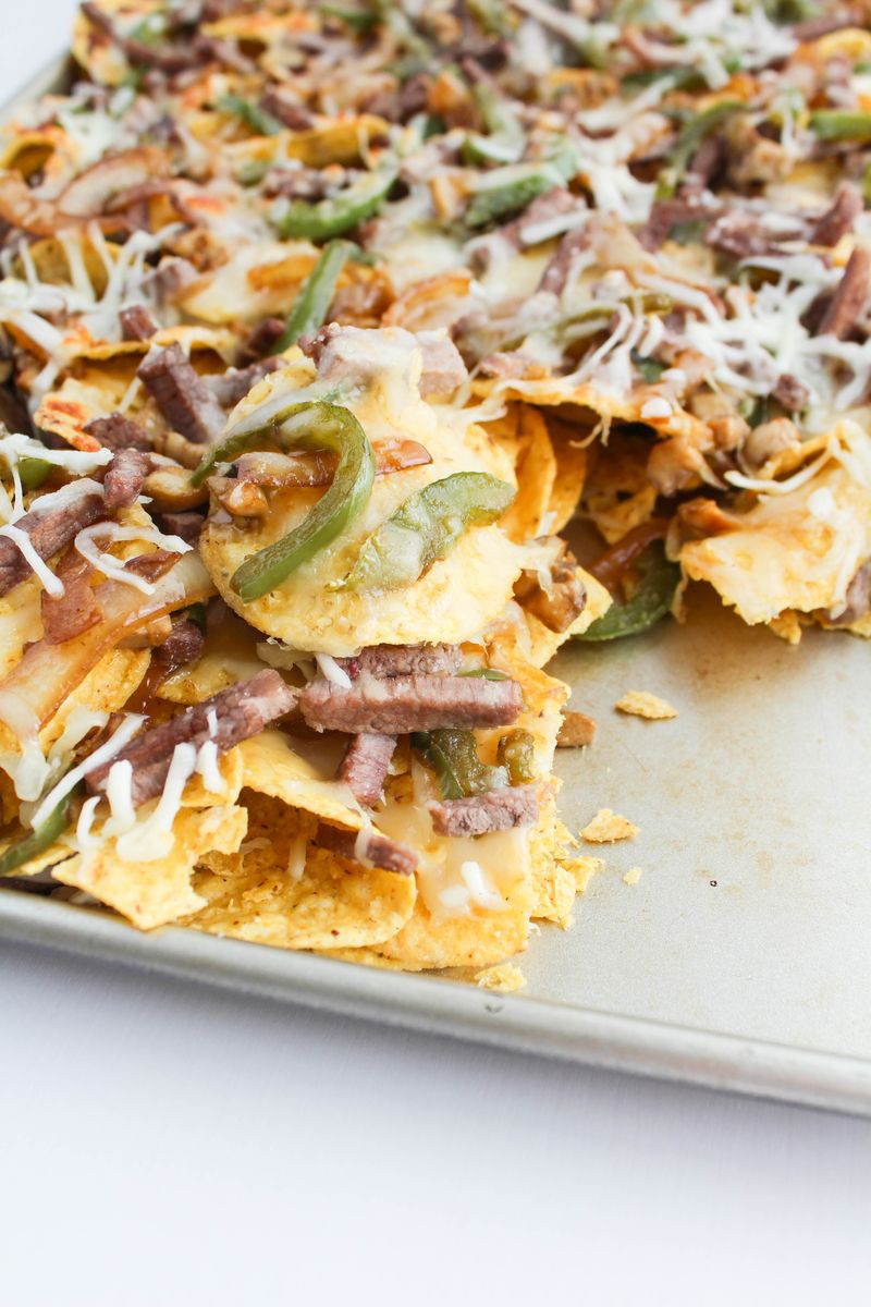 Philly Cheesesteak Nachos