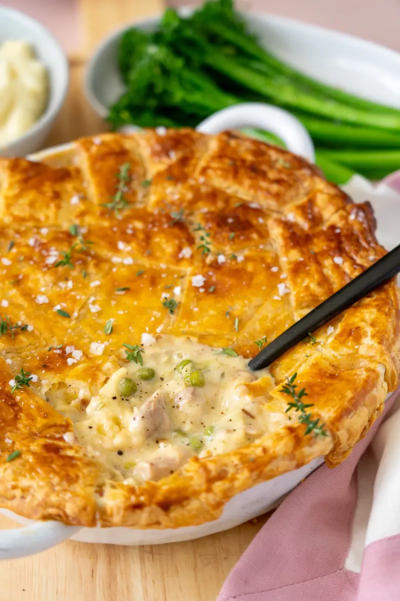Chicken and Leek Pie