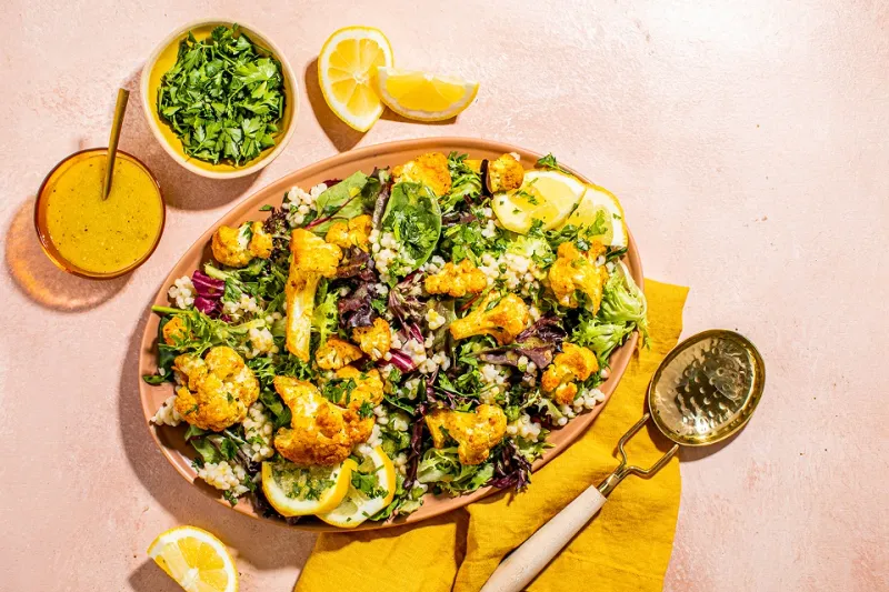 Turmeric Cauliflower Couscous Bowl