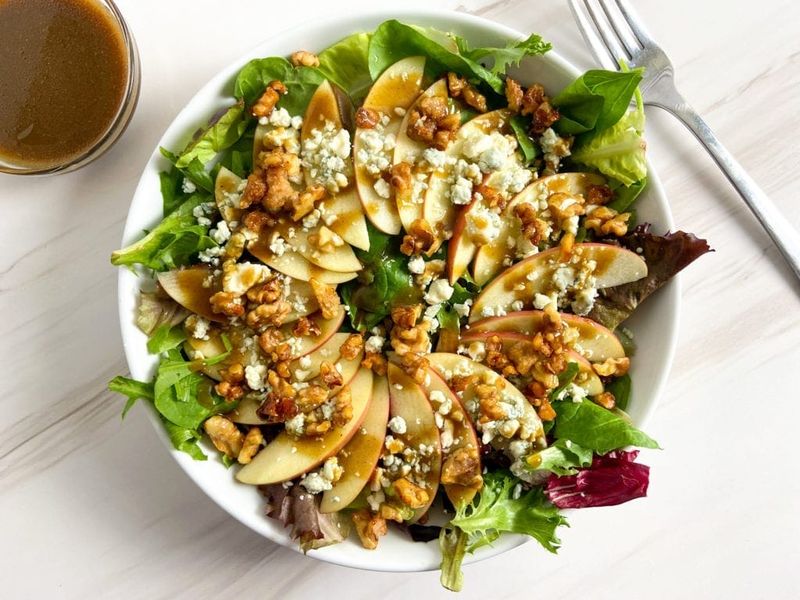 Apple Walnut Salad with Gorgonzola