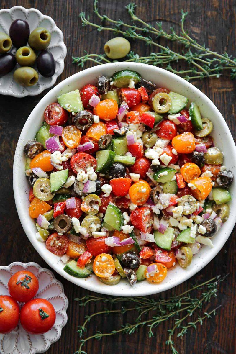 Greek Salad with a Twist