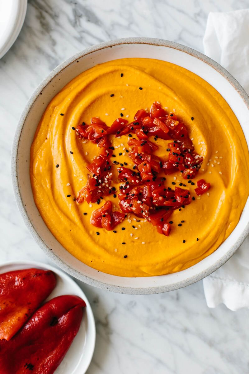 Smoky Red Pepper Hummus