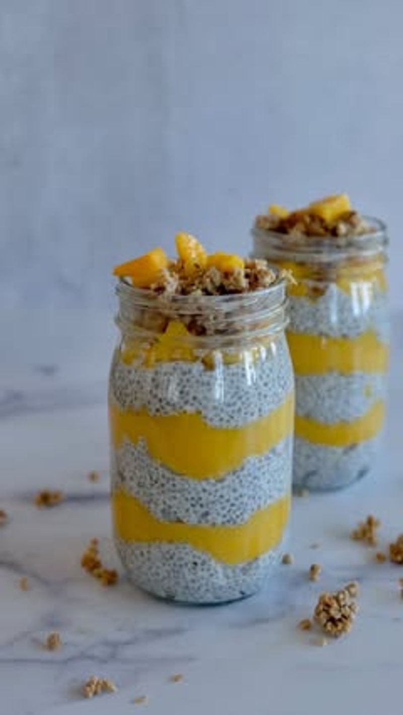 Mango Coconut Chia Pudding