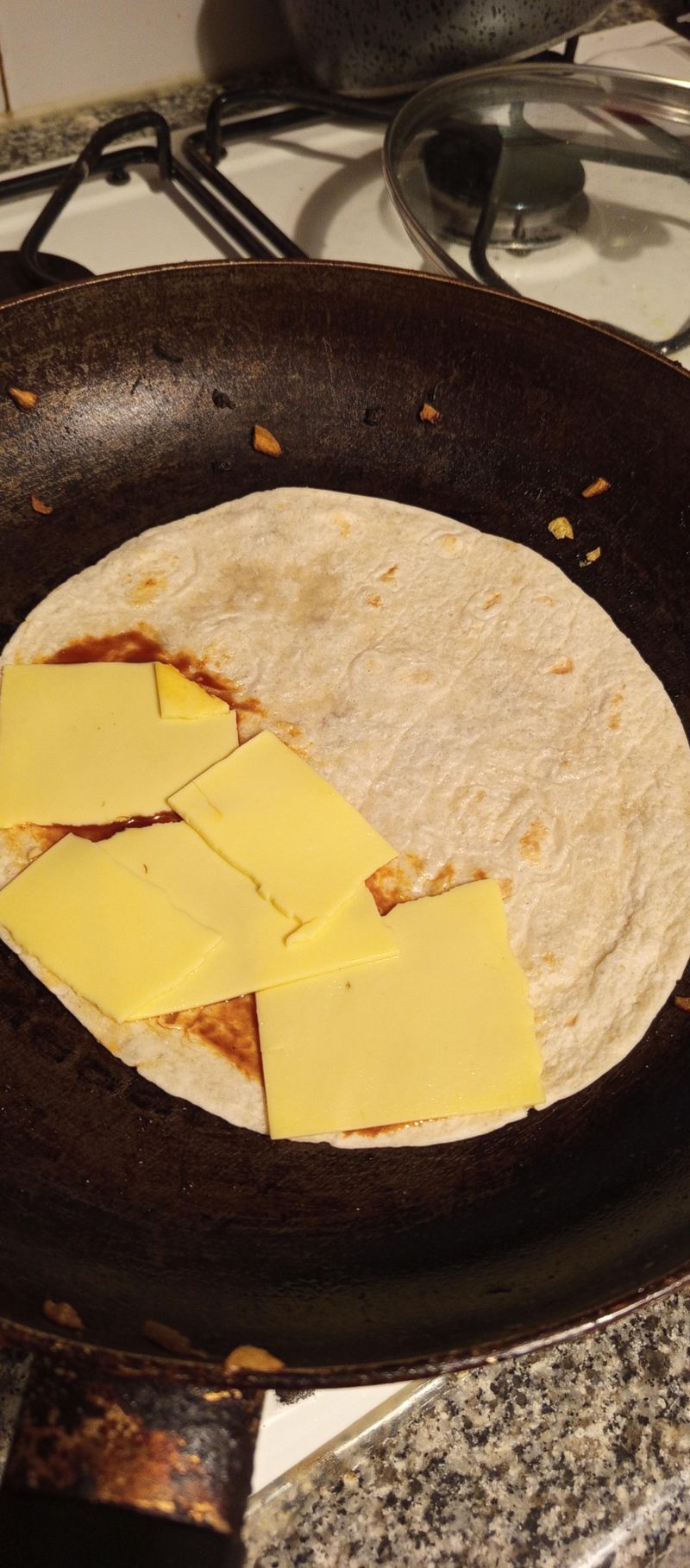 Marmite and Cheddar Quesadillas