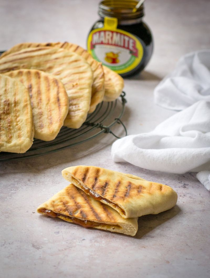 Marmite Flatbread Bites