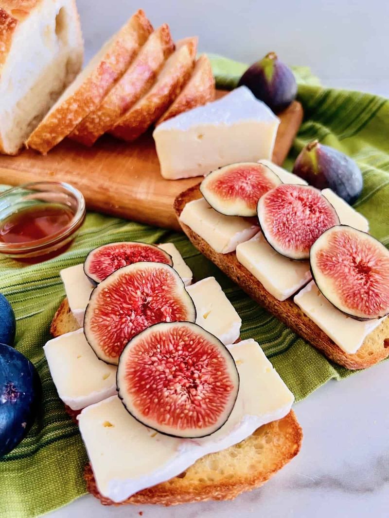 Brie and Fig Jam Toast