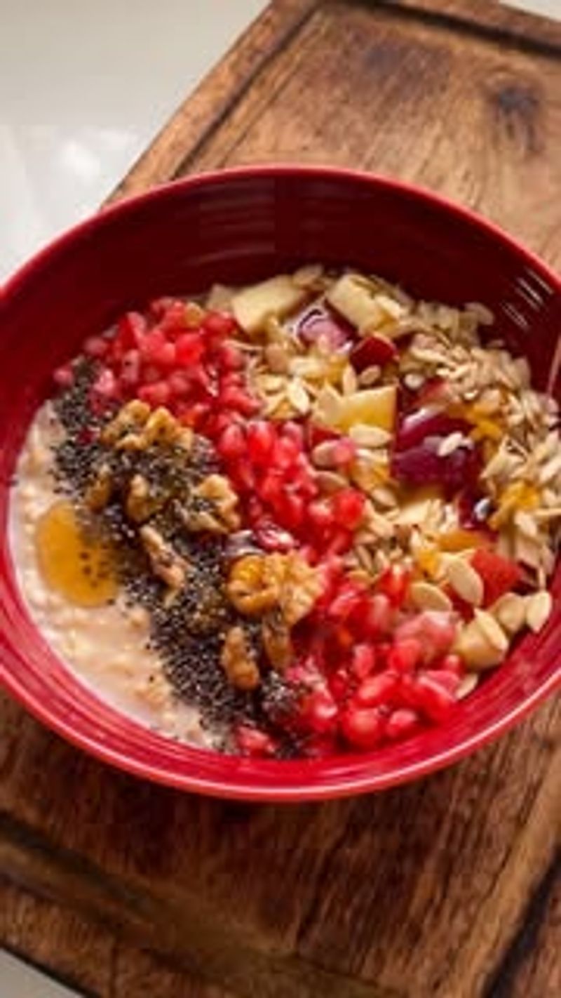 Pomegranate Seeds and Rose Water Honey
