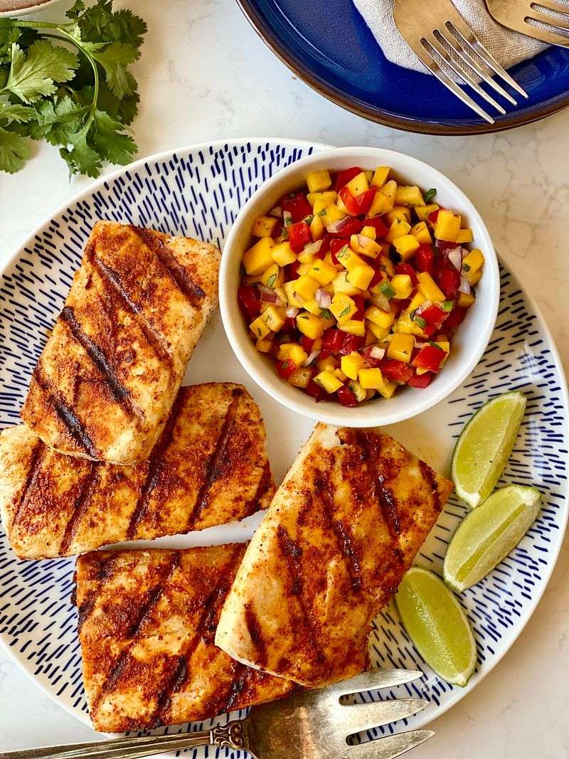 Coconut Lime Grilled Mahi-Mahi