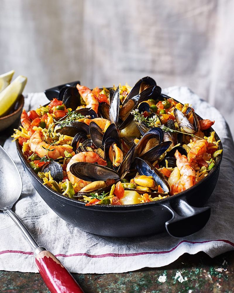 Fideu	os (Seafood Noodle Paella)