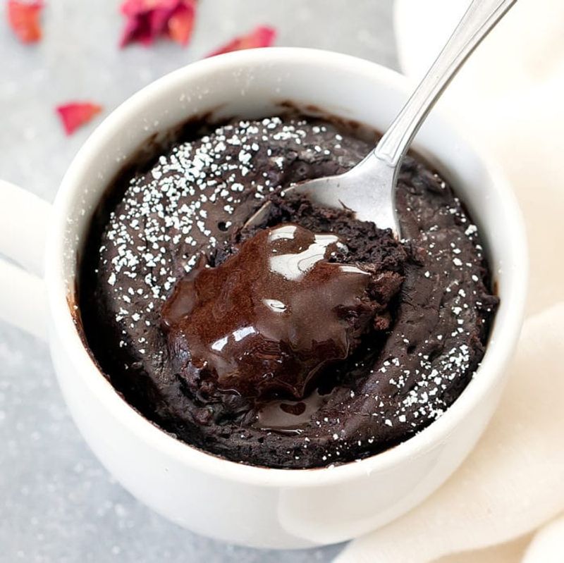 Microwave Chocolate Lava Mug Cake