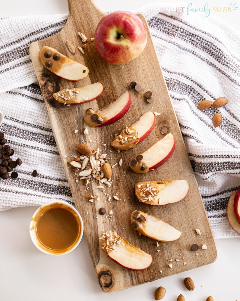 Apple Slices with Almond Butter