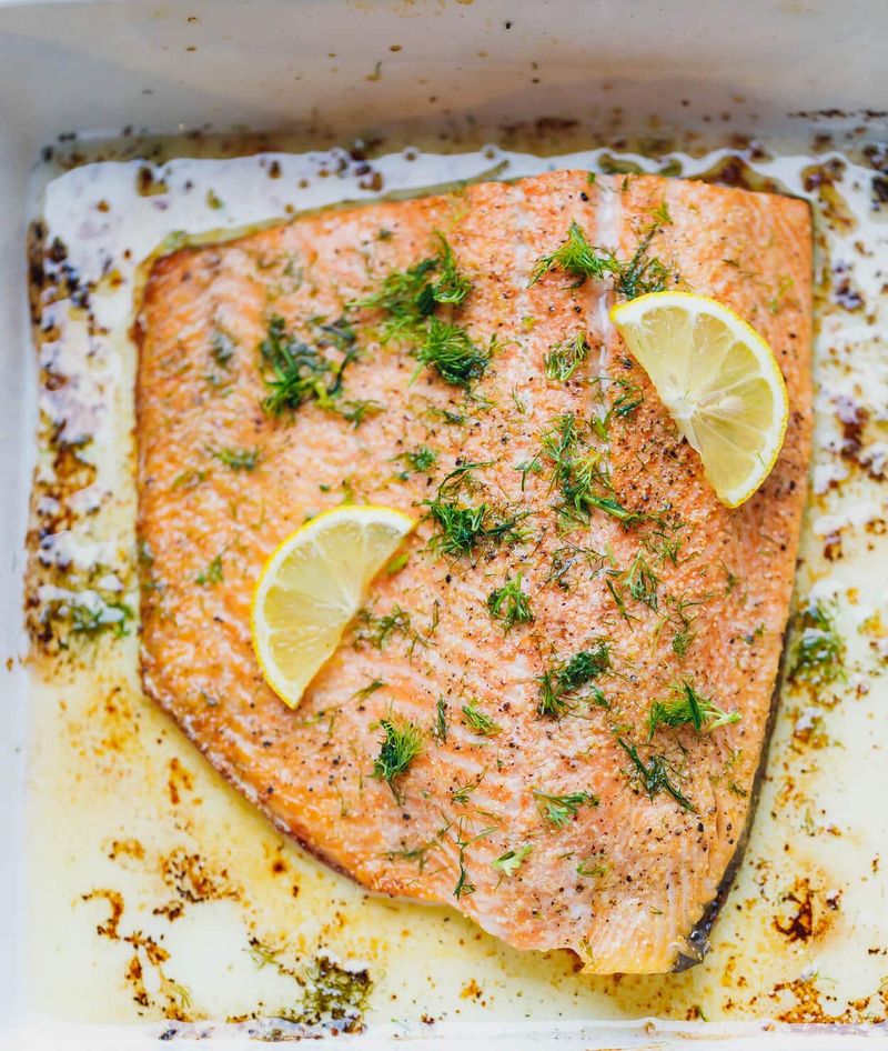 Microwave Salmon Fillet
