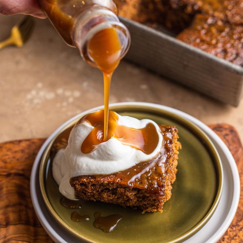 Sticky Toffee Traybake